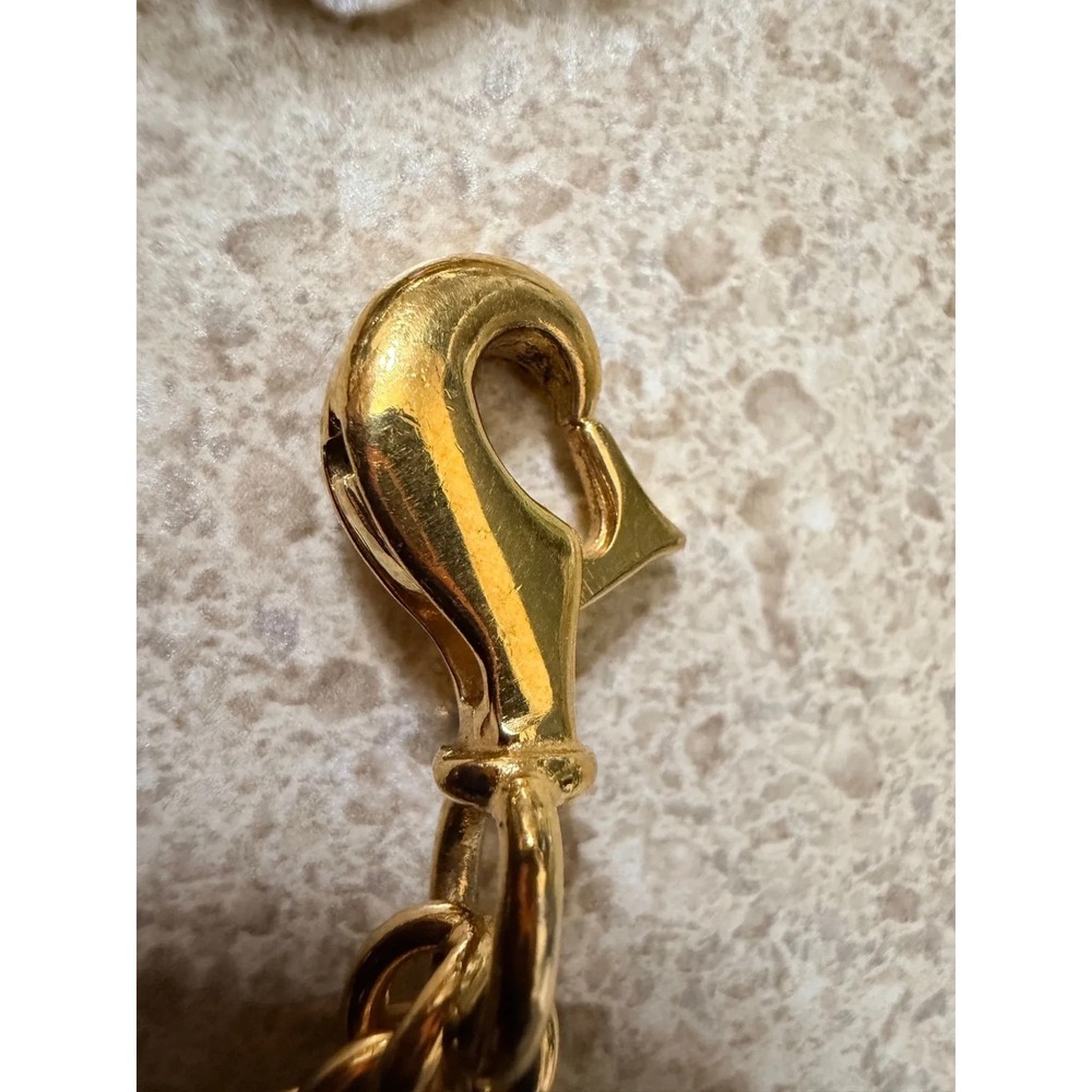 Vintage GUCCI Interlocking 70 CM GG Chain Belt Gold Tone Designer Authentic 212g - Picture 6 of 8